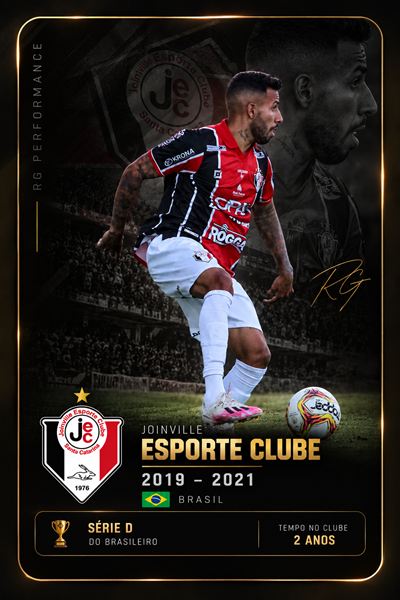 Card Joinville Esporte Clube, 2019–2021, Brasil. Série D do Brasileiro. Tempo no clube: 2 anos.